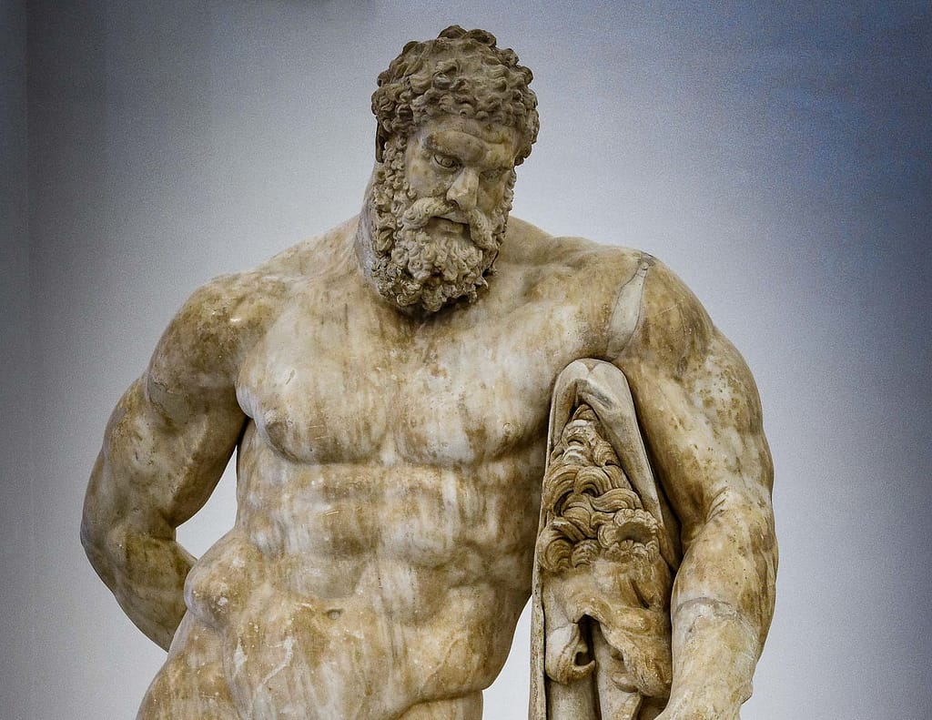 Hercules, strength, chest