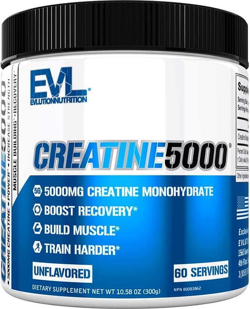 Evlution Pure Creatine Monohydrate Powder 5000mg