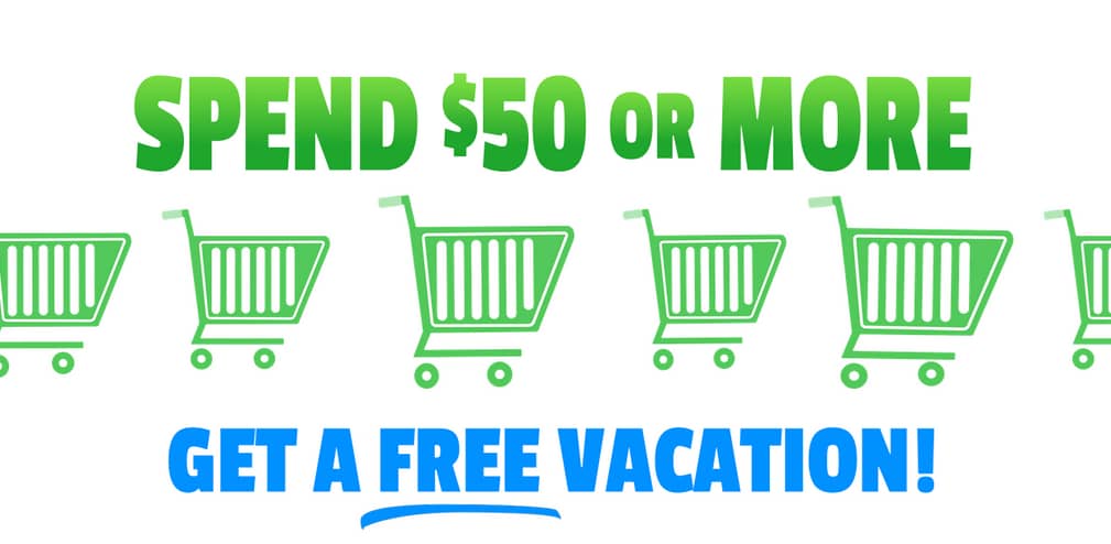 marketing boost spend and get vacation banner