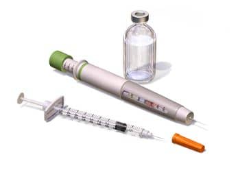 peptide vial insulin syringe