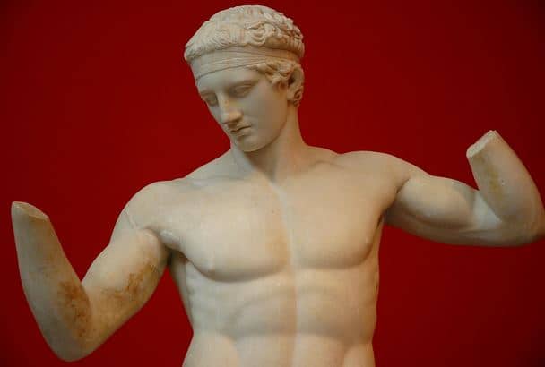 ancient greek food athlete